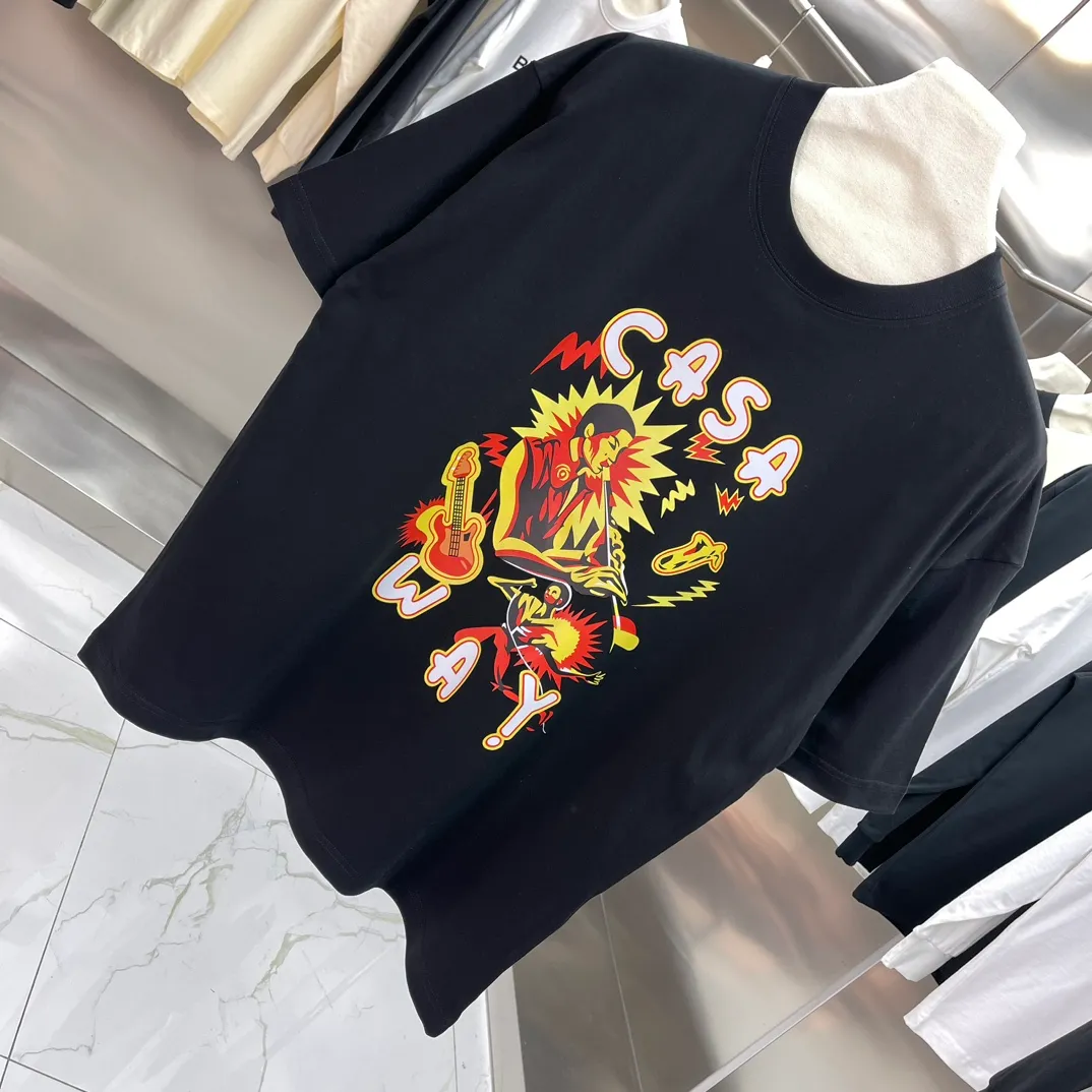 Casablanca Classic Series T ， ， 。 ， Classic ， In Stock ！ ：White Black Size：S M L XL XXL